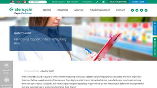 Quality Audit | Stericycle Expert Solutions