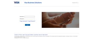 Visa Business Solutions: Login