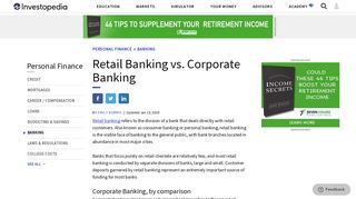 Retail Banking vs. Corporate Banking - Investopedia