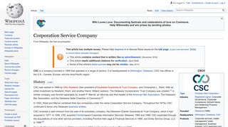 Corporation Service Company - Wikipedia