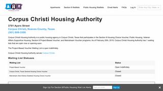 Corpus Christi Housing Authority, TX | Section 8 and Public Housing