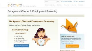 Background Checks | Pre-Employment Screening - Corra Group