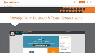 Manage Your Desktop & Team Connections - Corrigo Pro