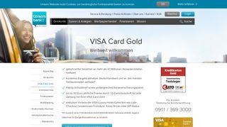 VISA Card Gold - Consorsbank