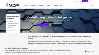 Cortellis Regulatory Intelligence - Clarivate