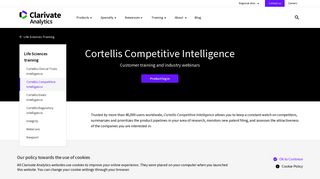 Cortellis Competitive Intelligence - Clarivate Analytics