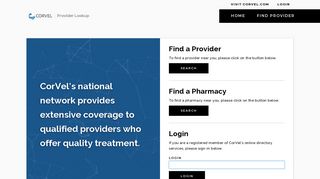 PPO Lookup | Find a Doctor or Hospital | CorVel