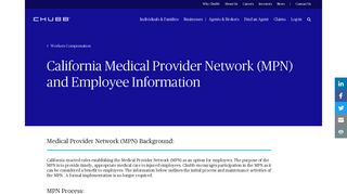 California Medical Provider Network (MPN) and Employee Information ...