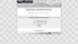 Corvette Forum : Chevrolet Corvette Forum :: Log in