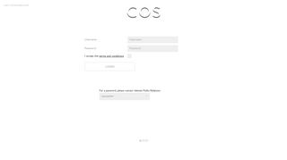 Press login - Cos