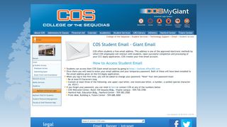 Student Access | College of the Sequoias