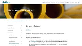 Payment Options - CoServ.com