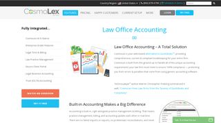 Legal Accounting Software | Law Firm Accounting Software | CosmoLex