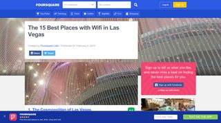 The 15 Best Places with Wifi in Las Vegas - Foursquare