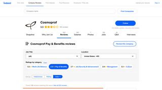 Working at Cosmoprof: 133 Reviews about Pay & Benefits | Indeed ...