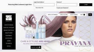 CosmoProf distributor of salon professional products