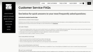 Customer Service - CosmoProf-CA