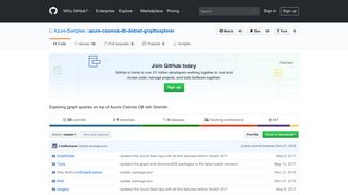 GitHub - Azure-Samples/azure-cosmos-db-dotnet-graphexplorer ...