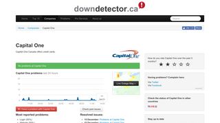 Capital One Canada down? Check current status | Canadianoutages