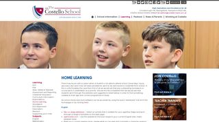 Home Learning | The Costello School