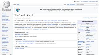 The Costello School - Wikipedia