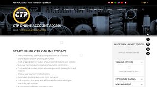 CTP Online Account Access | Costex Tractor Parts | Aftermarket ...