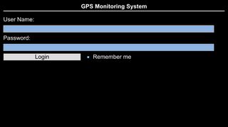 GPS Monitoring System