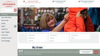 My Order | Cotswold Outdoor