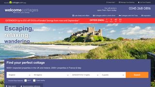 Holiday cottages throughout the UK and Ireland | WelcomeCottages