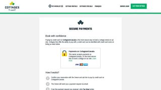 Secure Payments | CottagesInCanada