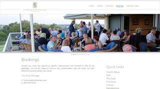 Bookings - Cottesloe Golf Club