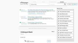 Cottonport Bank in Marksville, LA | Whitepages