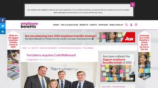 Terryberry acquires CottrillsReward to form TerryberryReward