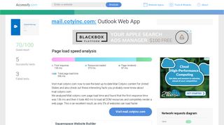 Access mail.cotyinc.com. Outlook Web App