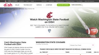 Washington State Cougars Football Schedule for Watching on TV ...