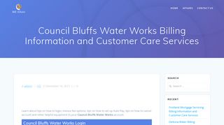 Council Bluffs Water Works Billing Information and Customer Care ...