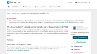 Counselor Preparation Comprehensive Examination (CPCE ...