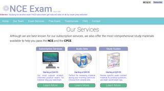 All the Study Materials You Need to Master the NCE Exam