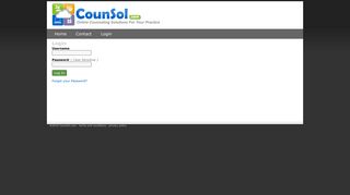 CounSol.com - Login