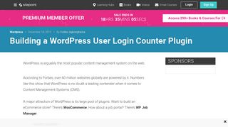 Building a WordPress User Login Counter Plugin - SitePoint