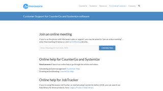 Customer Support for CounterGo and Systemize software | Moraware