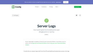 Countly | Server Logs Plugin for Product Analytics