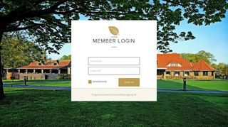 Member Login - New Haven Country Club
