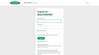 MyCOUNTRY - sign-in - COUNTRY Financial