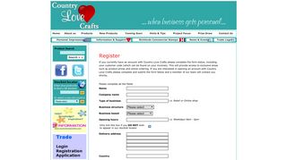 Register - Country Love Crafts
