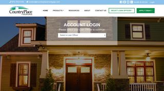 Login | CountryPlace Mortgage