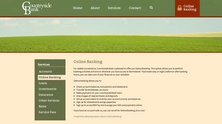 Online Banking | Countryside Bank | Unadilla - Syracuse - Burr ...