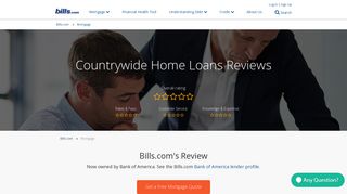 Countrywide Home Loans Reviews - Mortgage, Refinance - Bills.com