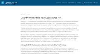 CountryWide HR is now Lightsource HR - Lightsource HR