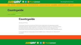 Countrywide - Subway®
